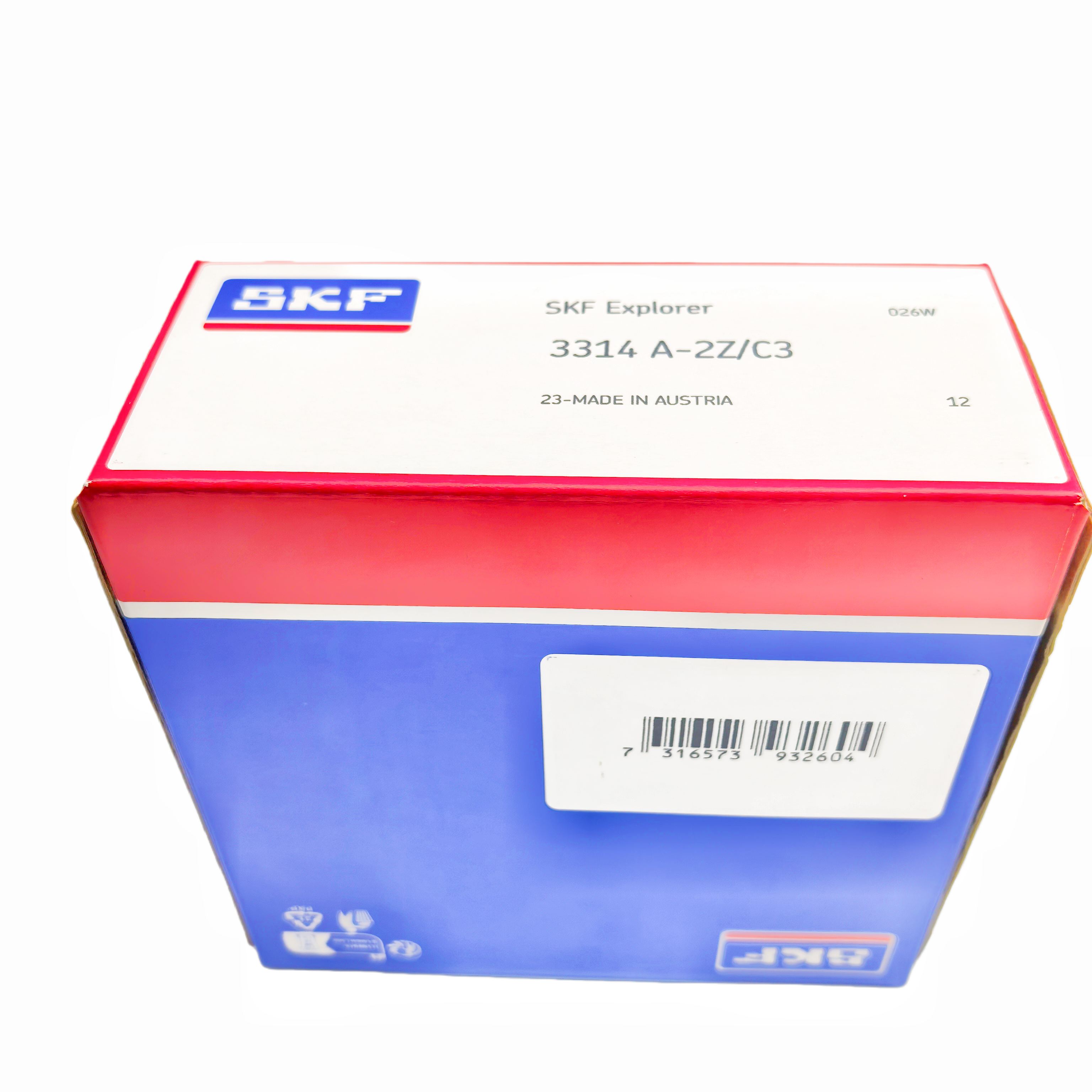 Bola de contacto Angular con doble fila 3314A-2Z/C3 SKF