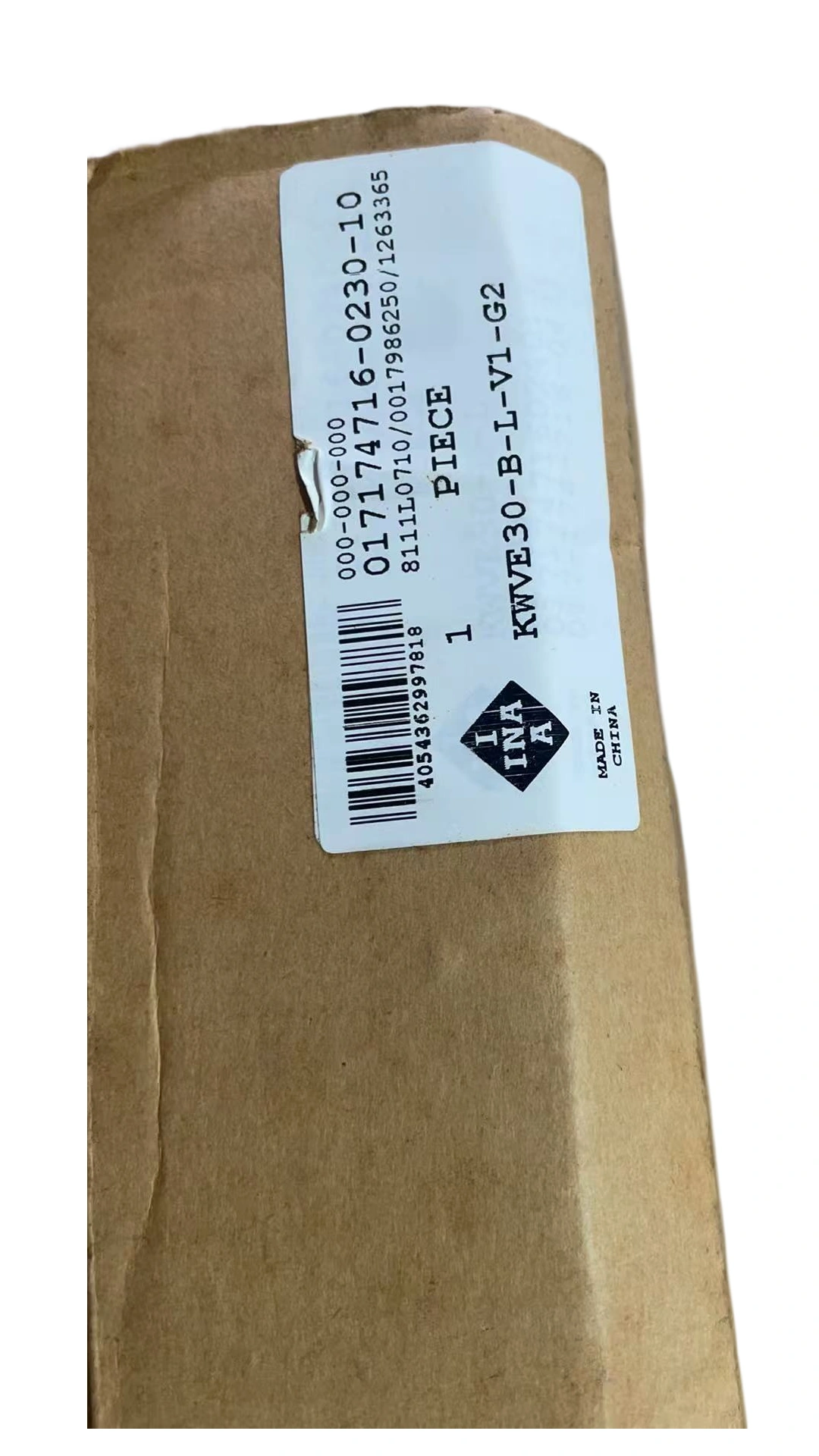 Cojinete de bolas lineal KWVE30-B-L-V1-G2 INA